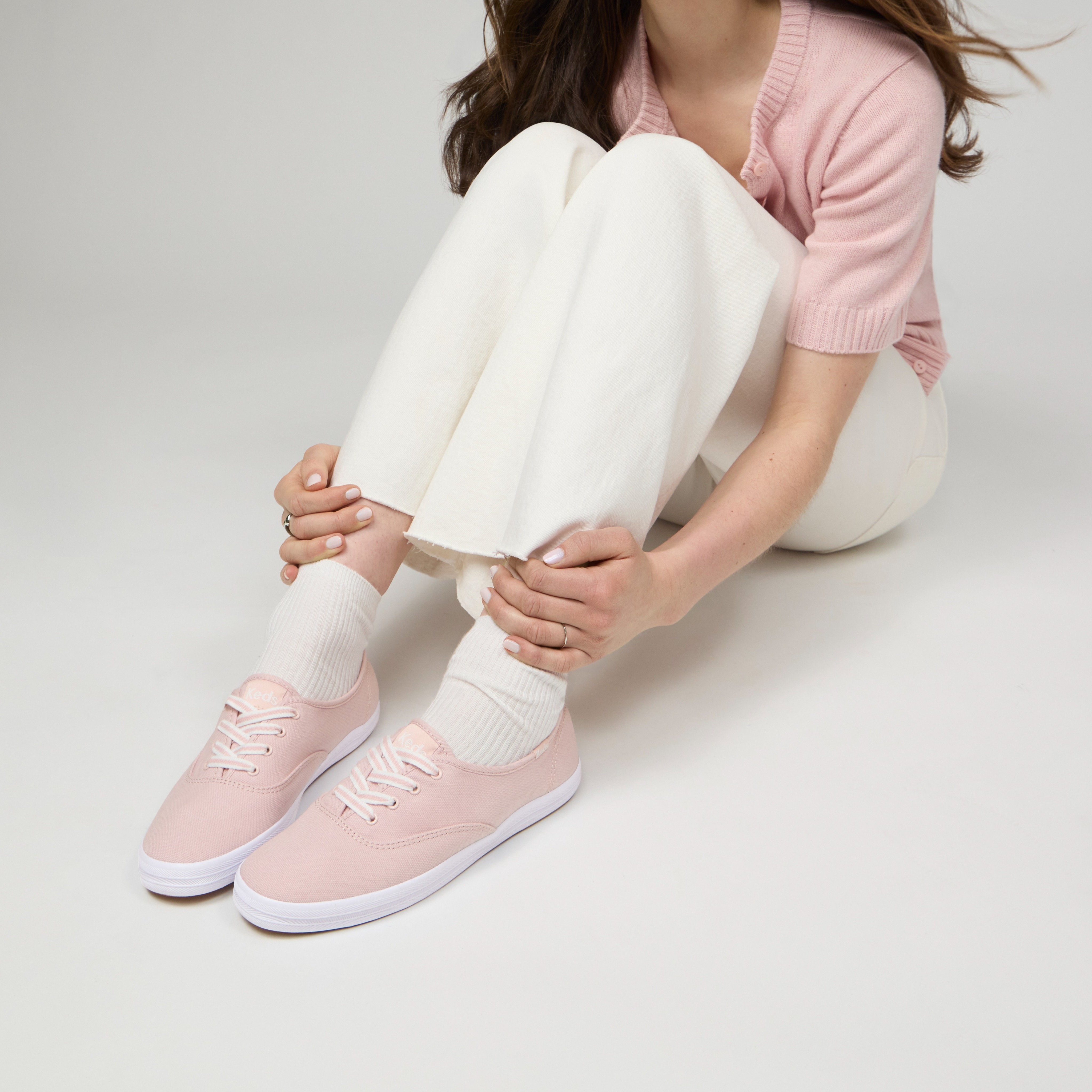 Instagram post with the caption: 'On Wednesdays, we wear Pink 💗

Get the Keds Champion in Pet...'